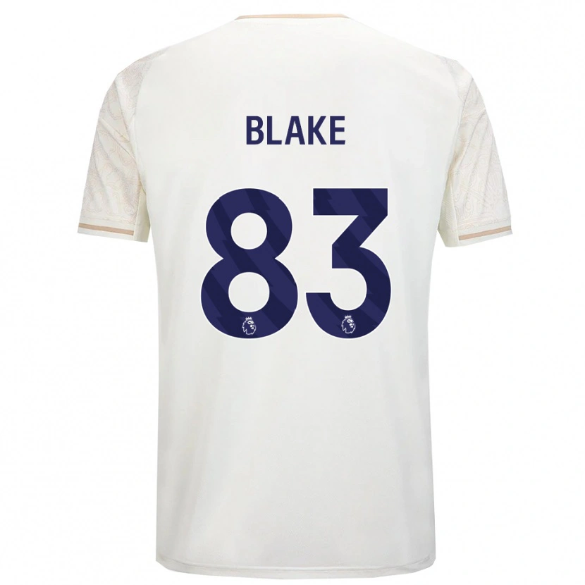 Danxen Men Zyan Blake #83 Off White Black Away Jersey 2025/26 T-Shirt