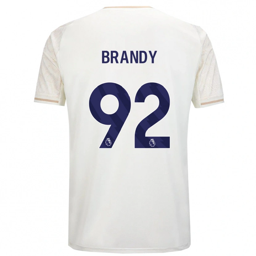 Danxen Men Taeneal Brandy #92 Off White Black Away Jersey 2025/26 T-Shirt