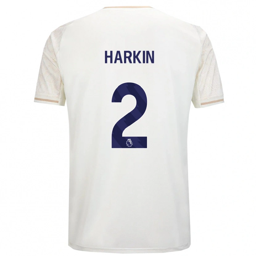 Danxen Men Lyndsey Harkin #2 Off White Black Away Jersey 2025/26 T-Shirt