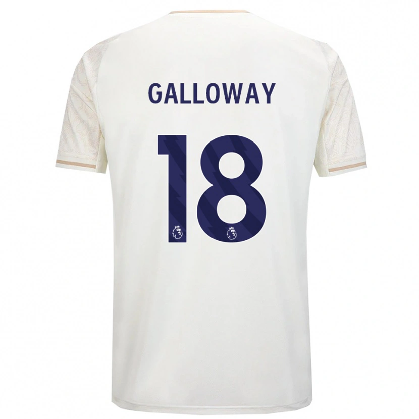 Danxen Men Bridget Galloway #18 Off White Black Away Jersey 2025/26 T-Shirt