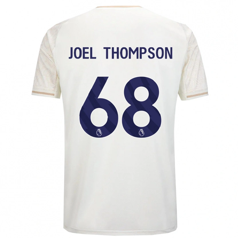 Danxen Men Joel Thompson #68 Off White Black Away Jersey 2025/26 T-Shirt