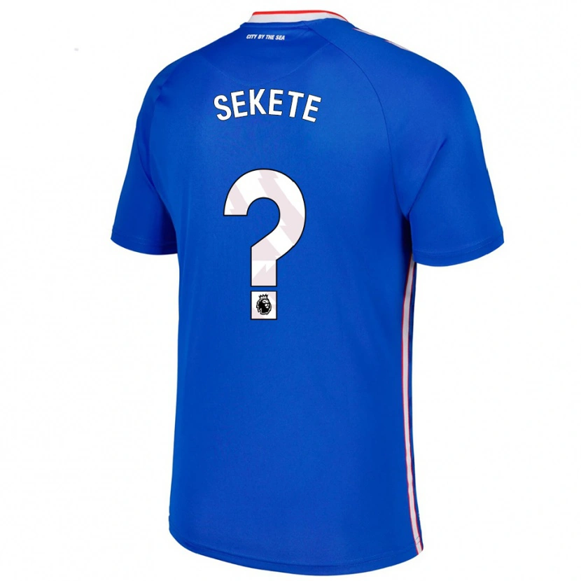 Danxen Men Jayden Sekete #0 Blue White Away Jersey 2025/26 T-Shirt