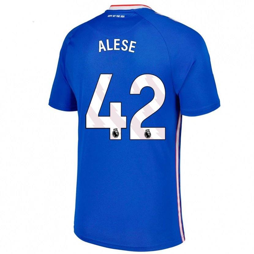 Danxen Men Aji Alese #42 Blue White Away Jersey 2025/26 T-Shirt