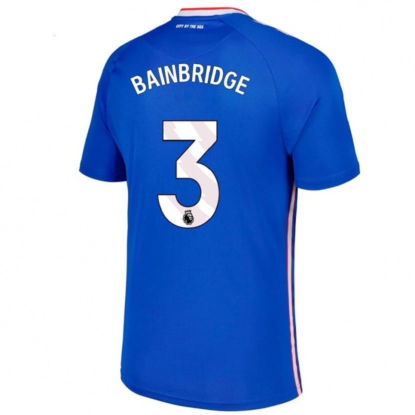 Danxen Men Oliver Bainbridge #3 Blue White Away Jersey 2025/26 T-Shirt