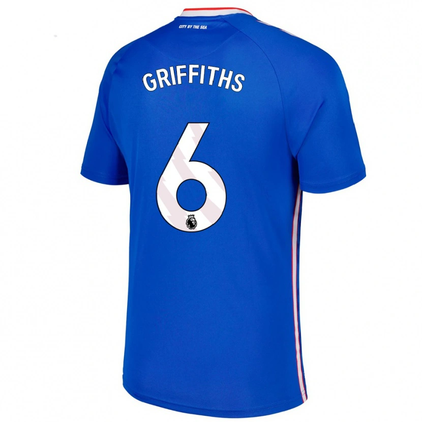 Danxen Men Louise Griffiths #6 Blue White Away Jersey 2025/26 T-Shirt