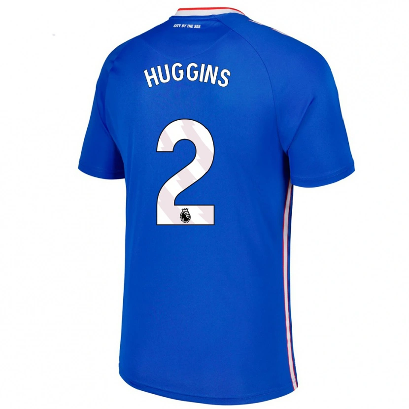 Danxen Men Niall Huggins #2 Blue White Away Jersey 2025/26 T-Shirt