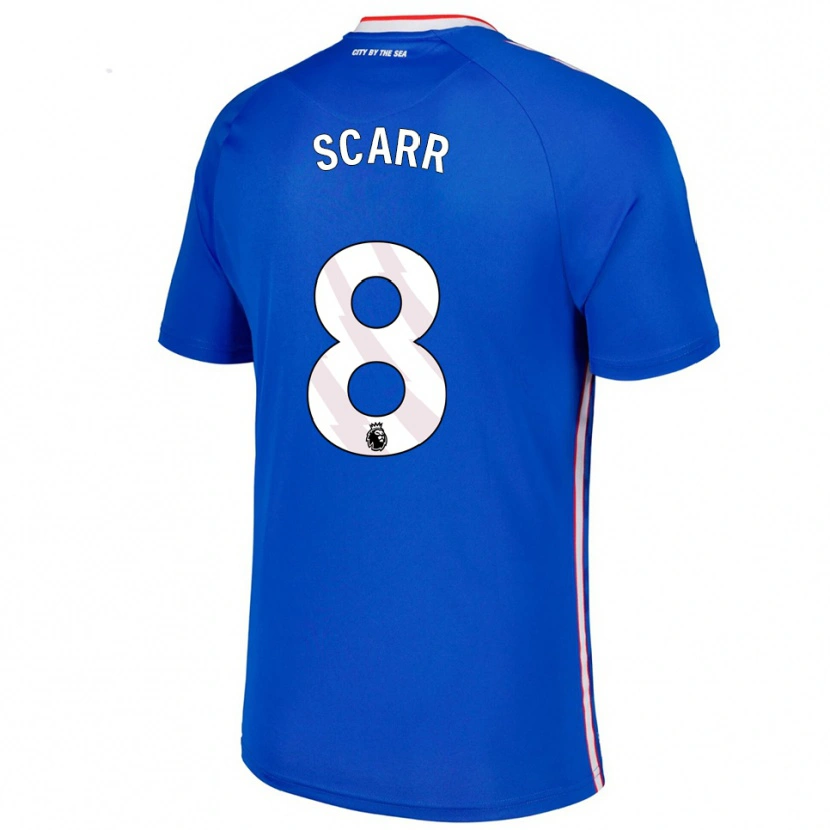 Danxen Men Emily Scarr #8 Blue White Away Jersey 2025/26 T-Shirt