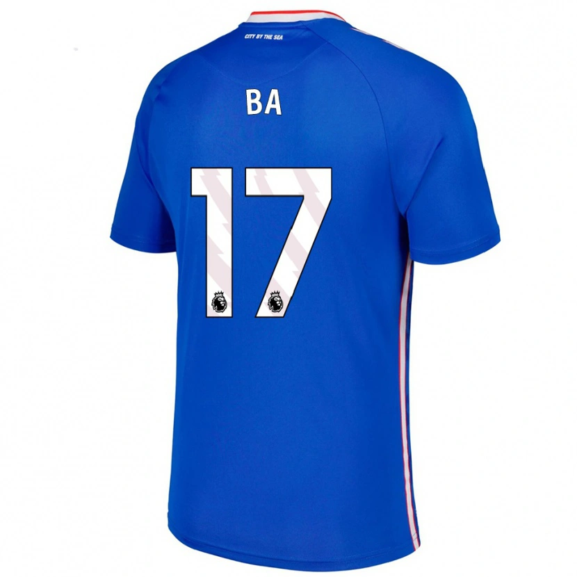 Danxen Men Abdoullah Ba #17 Blue White Away Jersey 2025/26 T-Shirt