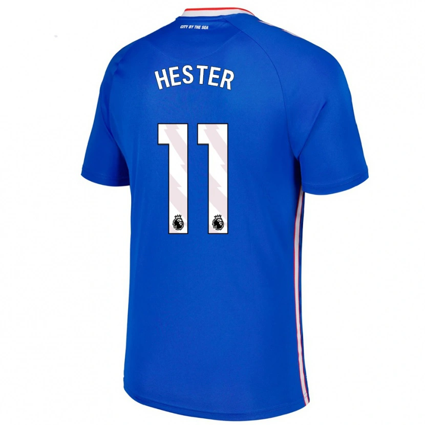 Danxen Men Bayley Hester #11 Blue White Away Jersey 2025/26 T-Shirt