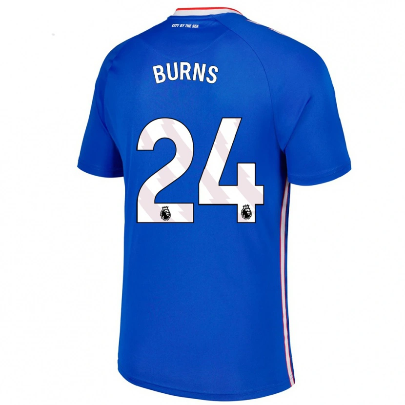 Danxen Men Matthew Burns #24 Blue White Away Jersey 2025/26 T-Shirt