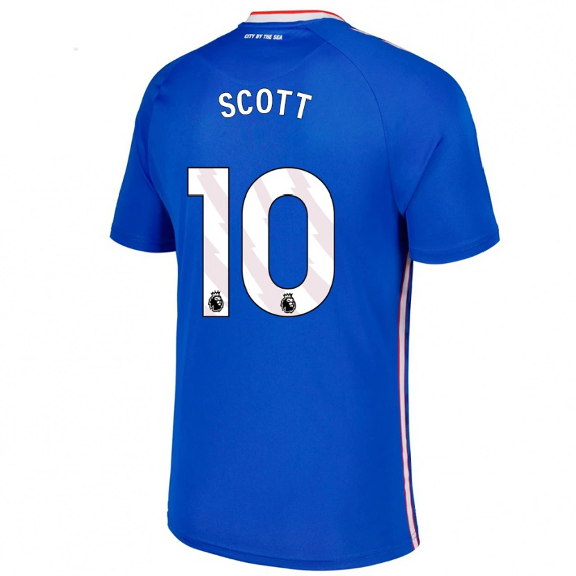 Danxen Men Felix Scott #10 Blue White Away Jersey 2025/26 T-Shirt