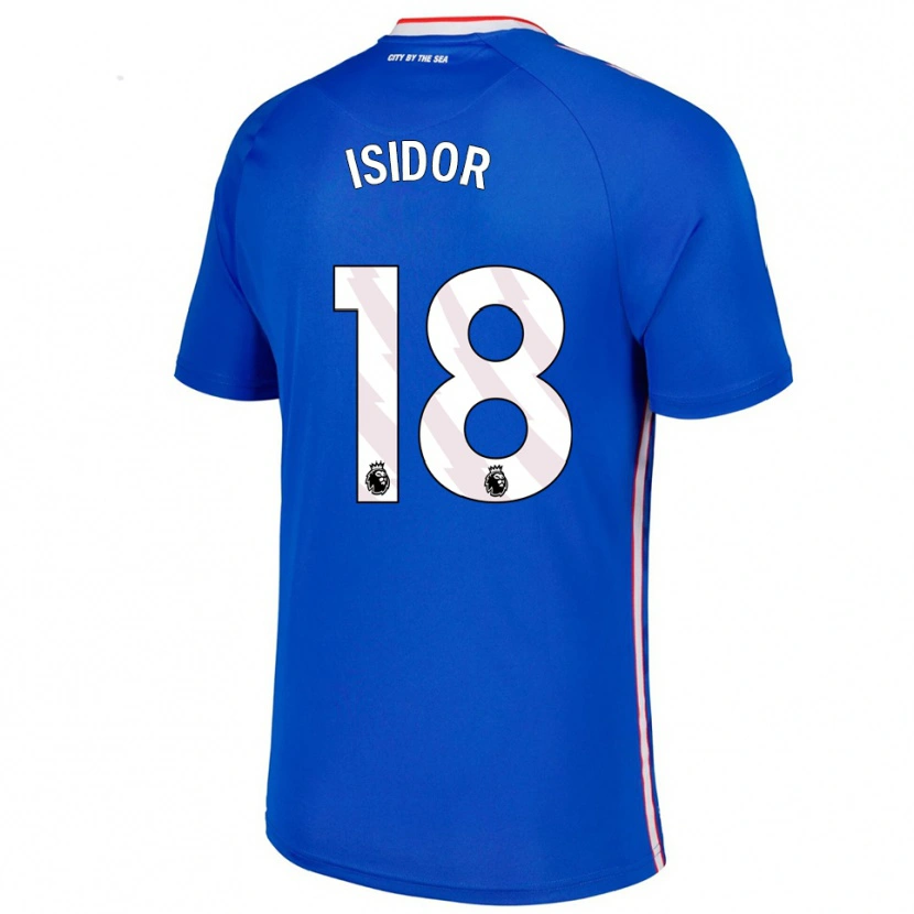 Danxen Men Wilson Isidor #18 Blue White Away Jersey 2025/26 T-Shirt
