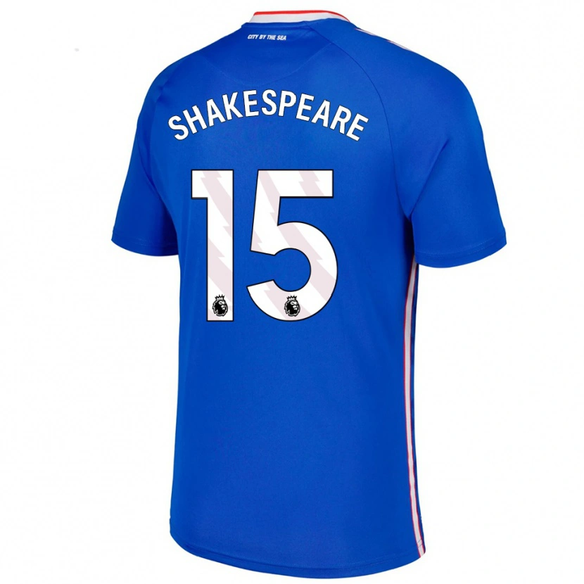 Danxen Men Caleb Shakespeare #15 Blue White Away Jersey 2025/26 T-Shirt