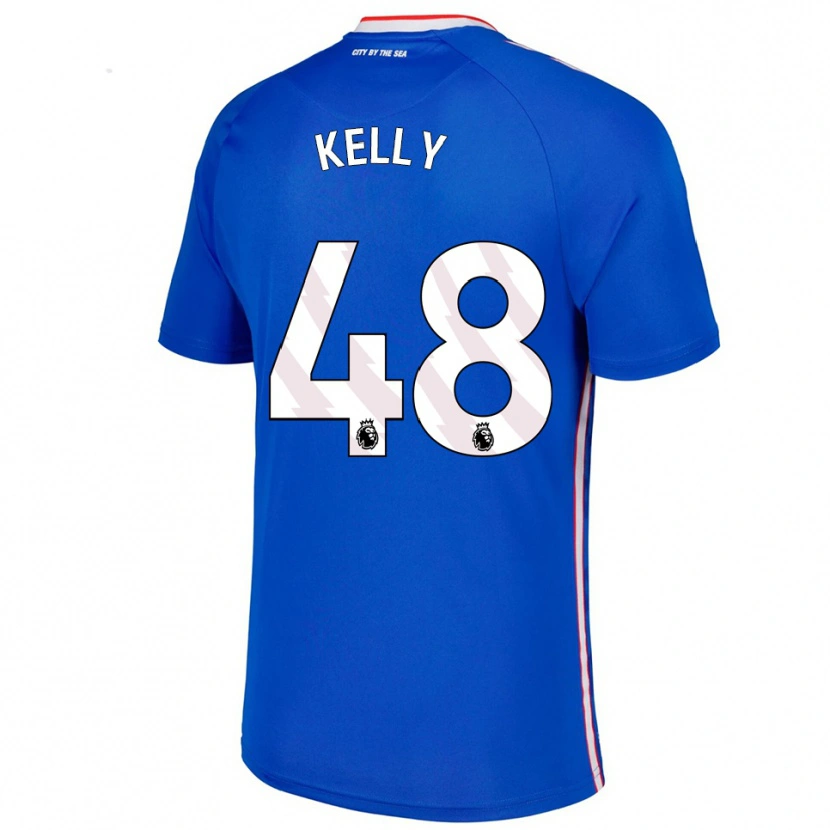Danxen Men Caden Kelly #48 Blue White Away Jersey 2025/26 T-Shirt