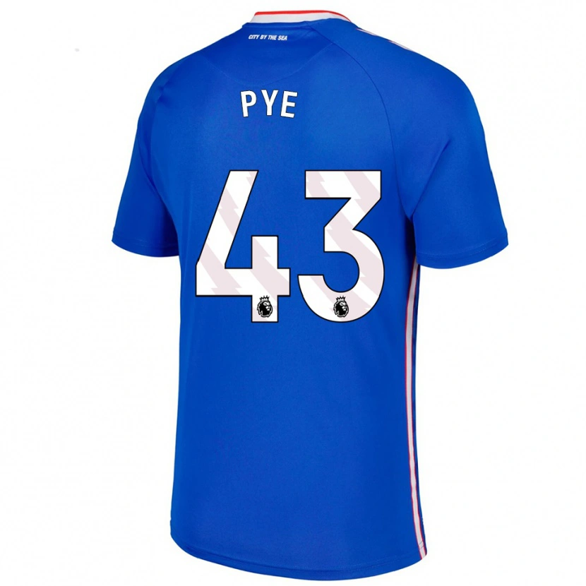 Danxen Men Connor Pye #43 Blue White Away Jersey 2025/26 T-Shirt