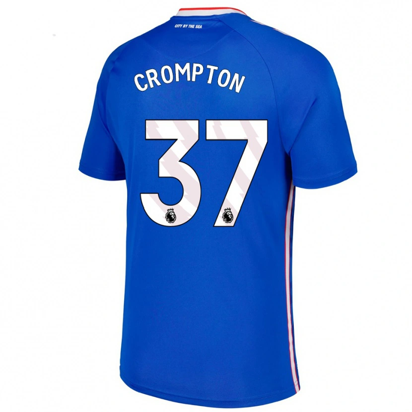 Danxen Men Ben Crompton #37 Blue White Away Jersey 2025/26 T-Shirt