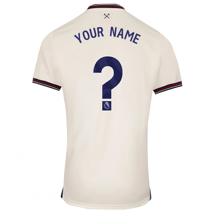 Danxen Men Your Name #0 Off White Away Jersey 2025/26 T-Shirt