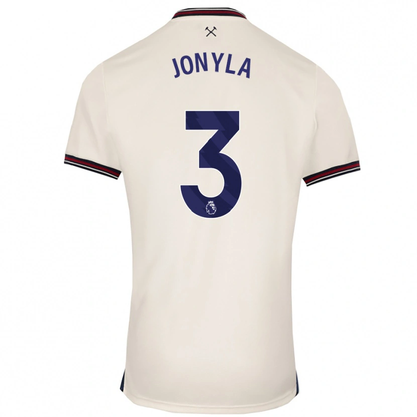 Danxen Men Tomas Jonyla #3 Off White Away Jersey 2025/26 T-Shirt