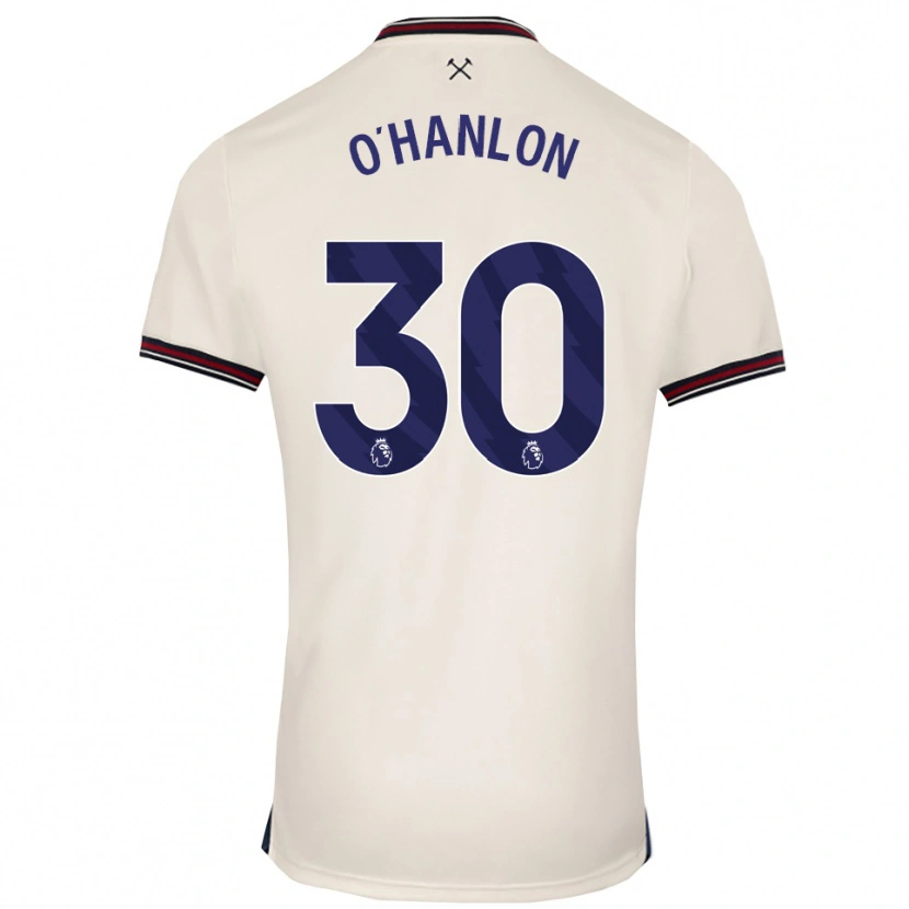 Danxen Men Katie O'hanlon #30 Off White Away Jersey 2025/26 T-Shirt
