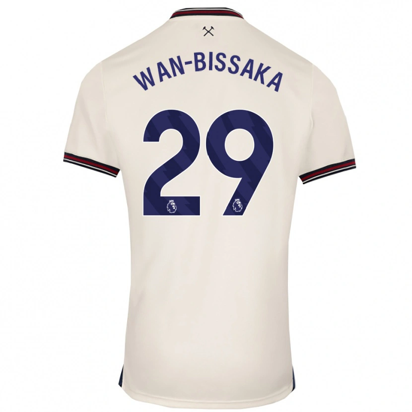 Danxen Men Aaron Wan-Bissaka #29 Off White Away Jersey 2025/26 T-Shirt