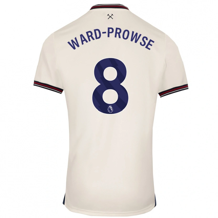 Danxen Men James Ward-Prowse #8 Off White Away Jersey 2025/26 T-Shirt