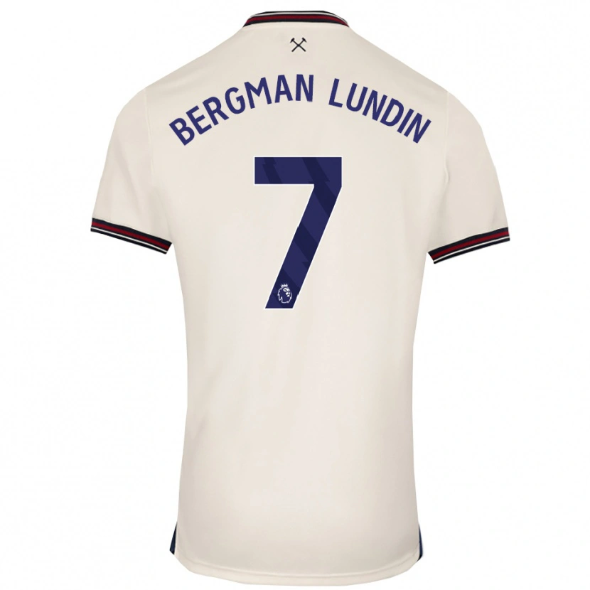 Danxen Men Marika Bergman-Lundin #7 Off White Away Jersey 2025/26 T-Shirt