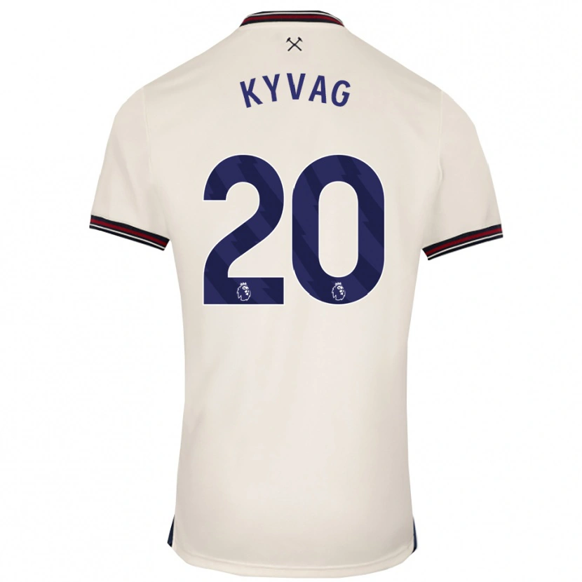 Danxen Men Thea Kyvag #20 Off White Away Jersey 2025/26 T-Shirt
