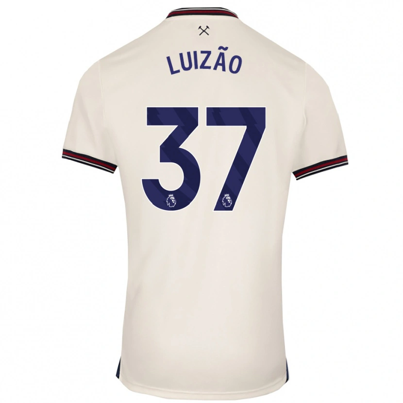 Danxen Men Luizão #37 Off White Away Jersey 2025/26 T-Shirt