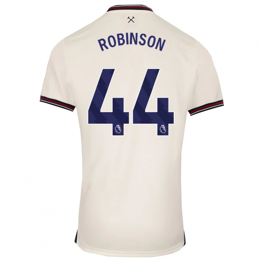 Danxen Men Junior Robinson #44 Off White Away Jersey 2025/26 T-Shirt