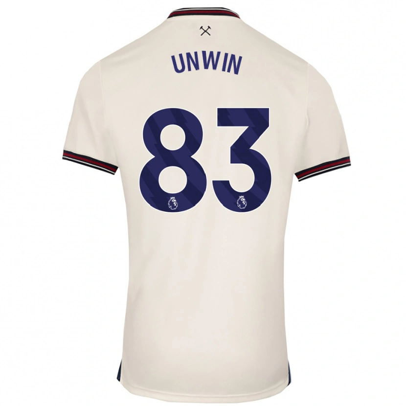 Danxen Men Jonathan Unwin #83 Off White Away Jersey 2025/26 T-Shirt