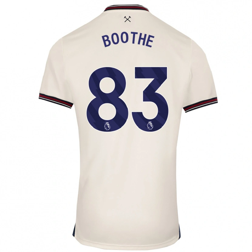 Danxen Men Sebastian Boothe #83 Off White Away Jersey 2025/26 T-Shirt