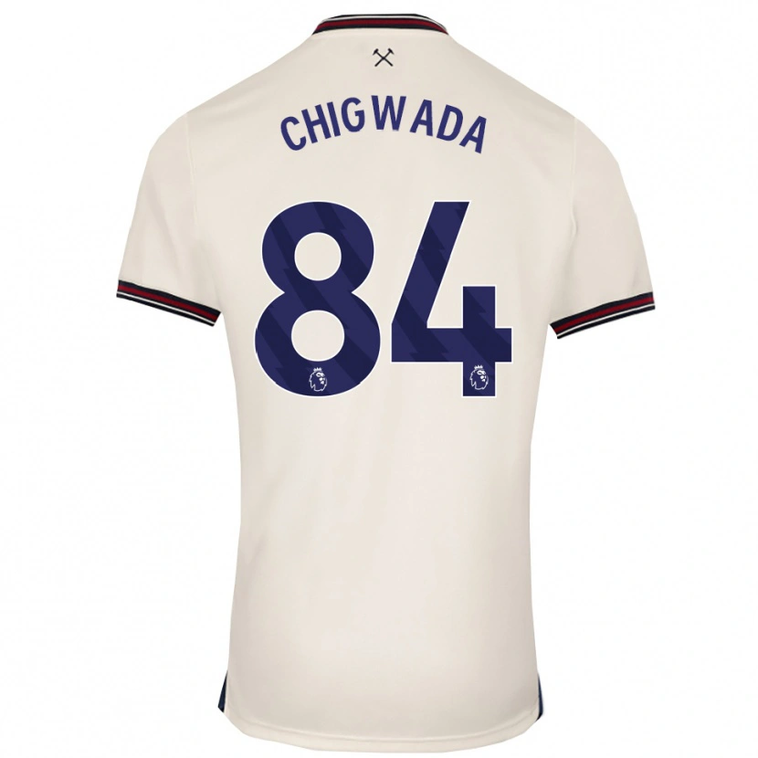 Danxen Men David Chigwada #84 Off White Away Jersey 2025/26 T-Shirt