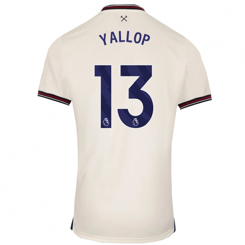 Danxen Men Tameka Yallop #13 Off White Away Jersey 2025/26 T-Shirt