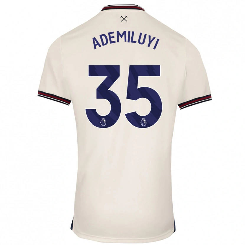 Danxen Men Princess Ademiluyi #35 Off White Away Jersey 2025/26 T-Shirt