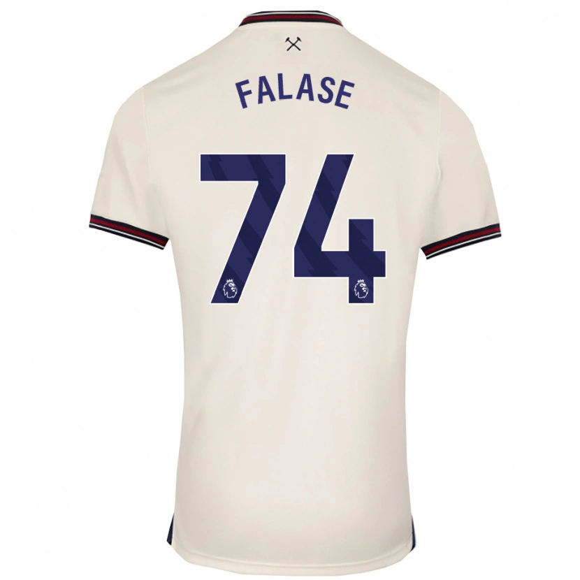 Danxen Men Asher Falase #74 Off White Away Jersey 2025/26 T-Shirt