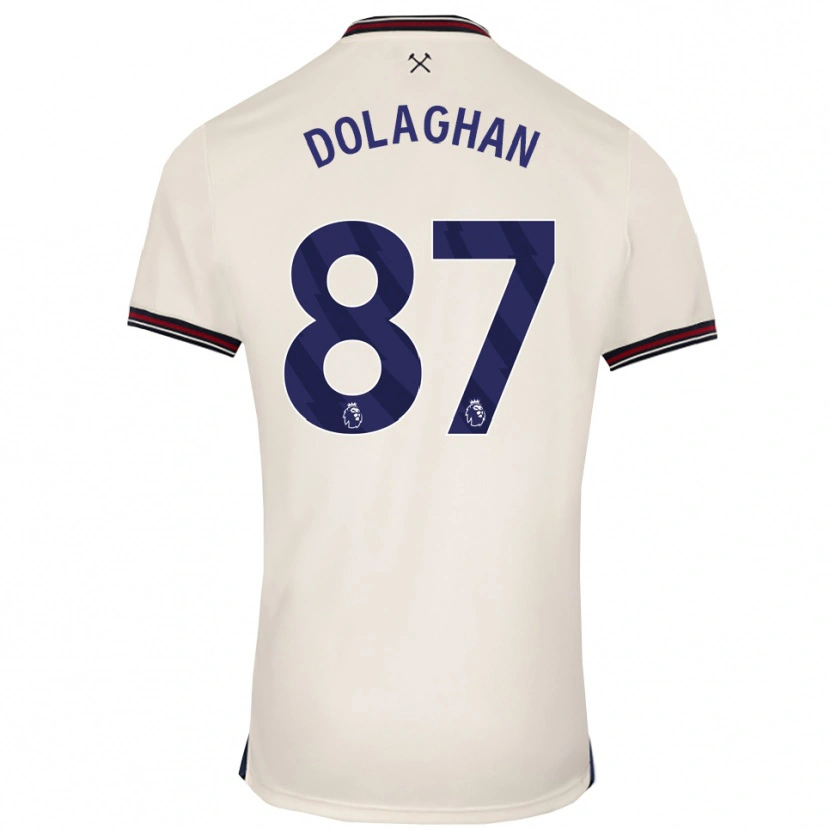 Danxen Men Brad Dolaghan #87 Off White Away Jersey 2025/26 T-Shirt