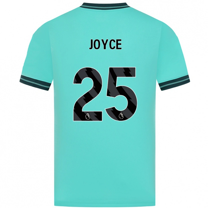 Danxen Men Leonie Joyce #25 Sky Blue Green Away Jersey 2025/26 T-Shirt
