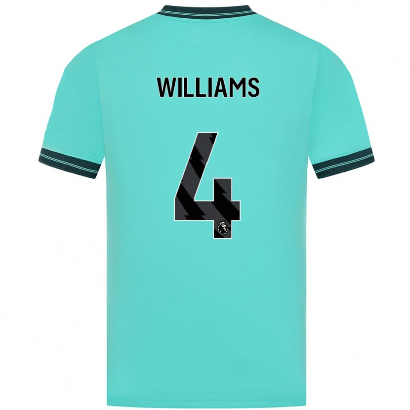 Danxen Men Ashton Williams #4 Sky Blue Green Away Jersey 2025/26 T-Shirt