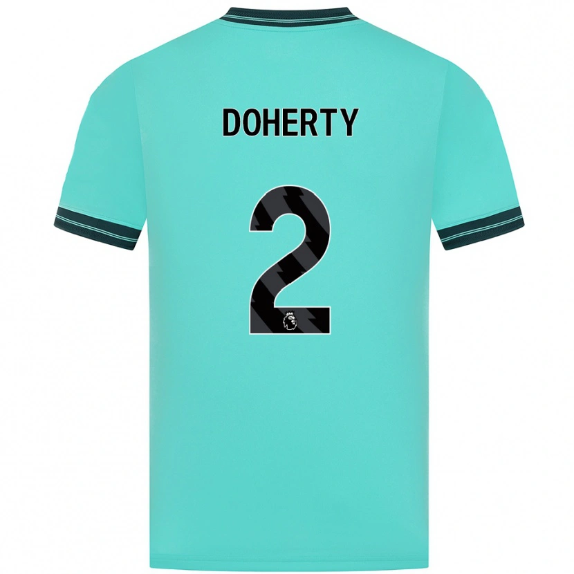 Danxen Men Matt Doherty #2 Sky Blue Green Away Jersey 2025/26 T-Shirt