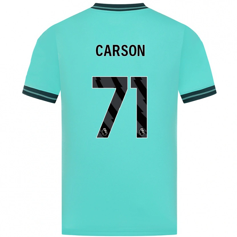 Danxen Men Hayden Carson #71 Sky Blue Green Away Jersey 2025/26 T-Shirt