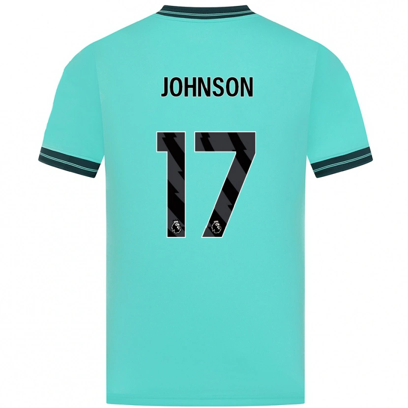 Danxen Men Katie Johnson #17 Sky Blue Green Away Jersey 2025/26 T-Shirt