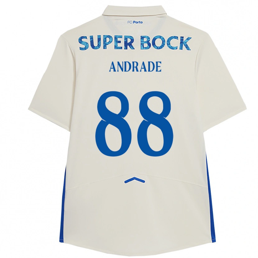 Danxen Men Domingos Andrade #88 White Blue Third Jersey 2025/26 T-Shirt