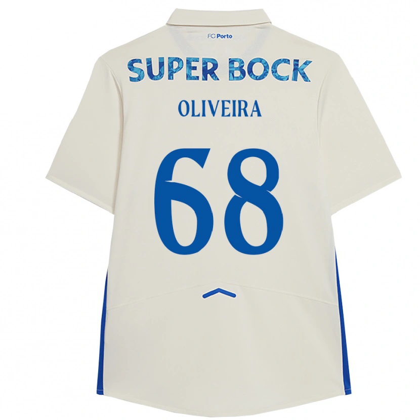 Danxen Men André Oliveira #68 White Blue Third Jersey 2025/26 T-Shirt