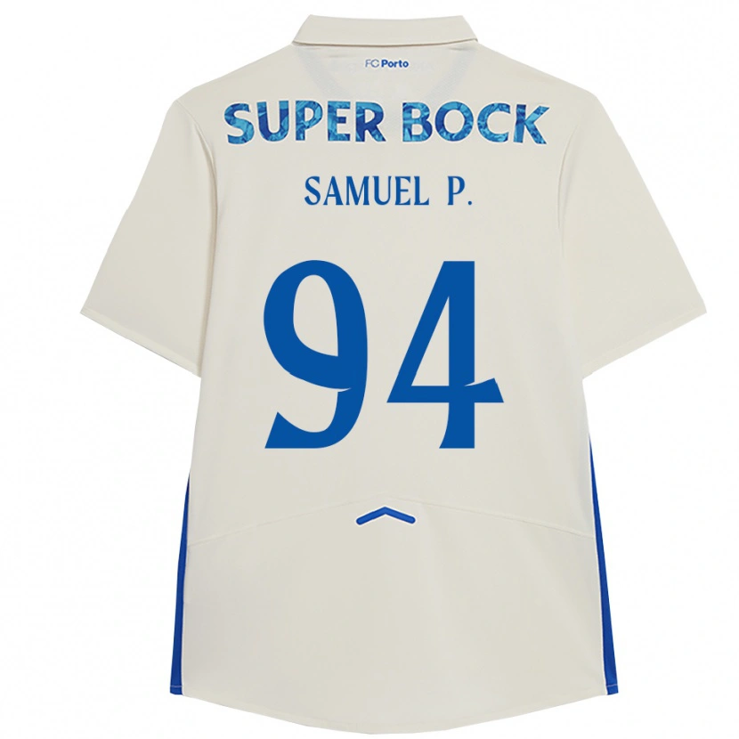 Danxen Men Samuel #94 White Blue Third Jersey 2025/26 T-Shirt