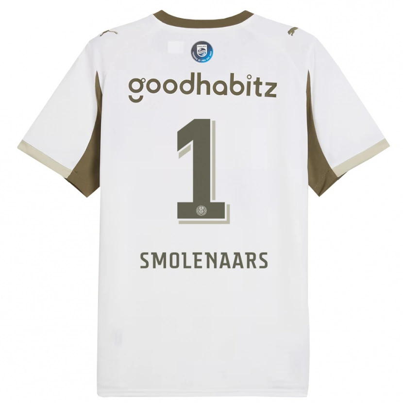 Danxen Men Tijn Smolenaars #1 White Gray Third Jersey 2025/26 T-Shirt