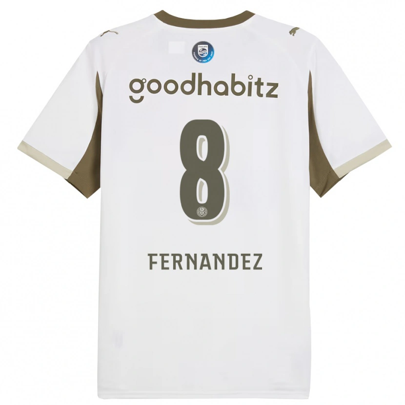 Danxen Men Noah Fernandez #8 White Gray Third Jersey 2025/26 T-Shirt