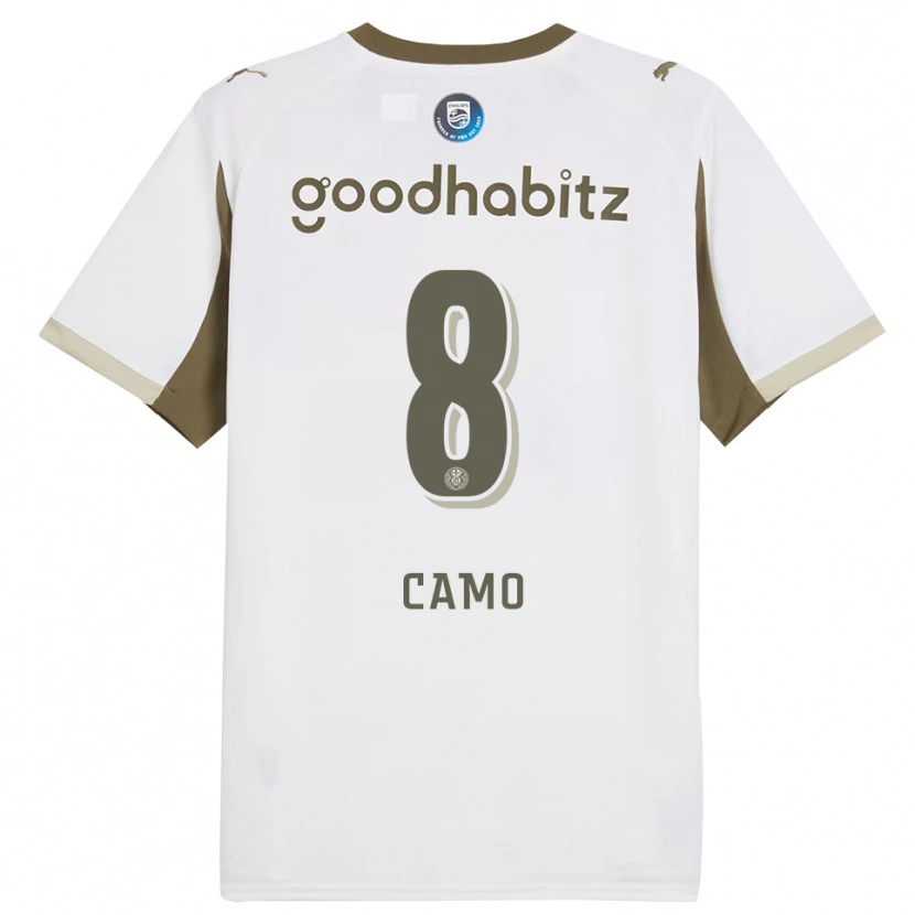 Danxen Men Adin Camo #8 White Gray Third Jersey 2025/26 T-Shirt