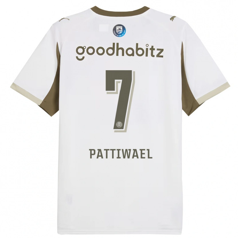 Danxen Men Naomi Pattiwael #7 White Gray Third Jersey 2025/26 T-Shirt