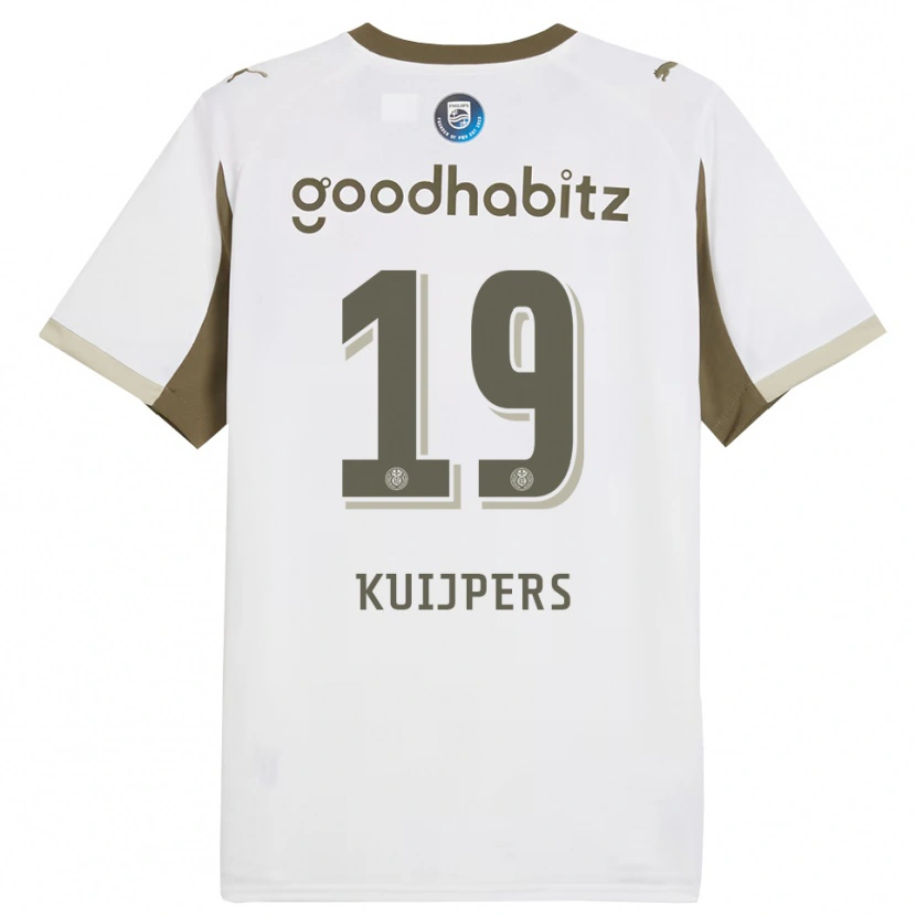 Danxen Men Jeslynn Kuijpers #19 White Gray Third Jersey 2025/26 T-Shirt