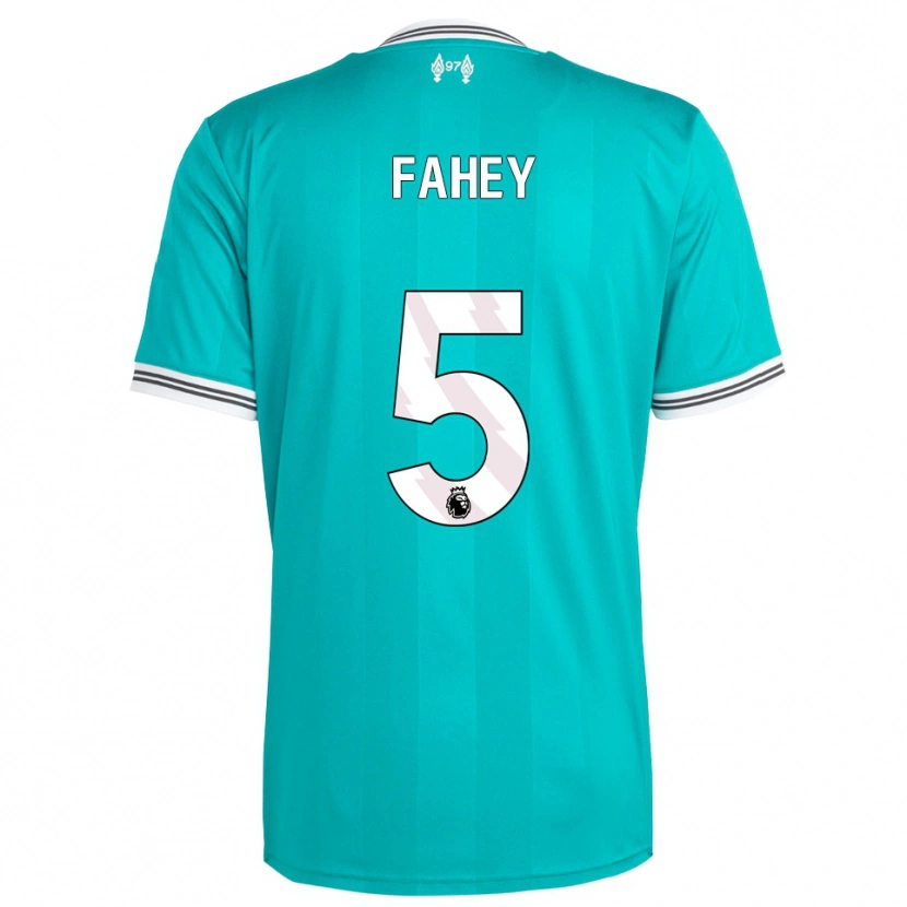Danxen Men Niamh Fahey #5 Green White Third Jersey 2025/26 T-Shirt